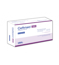 Ceftriaid IV Injection 500 mg vial