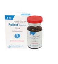 Folicid IM/IV Injection 50 mg vial