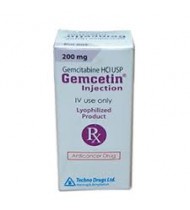 Gemcetin IV Infusion 200 mg/vial