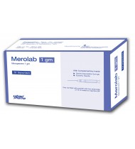 Merolab IV Injection or Infusion 1 gm/vial