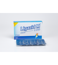 Ligazid M Tablet 2.5 mg+500 mg