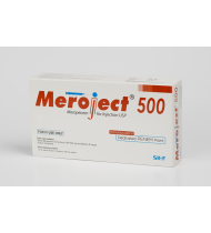 Meroject IV Injection or Infusion 500 mg vial