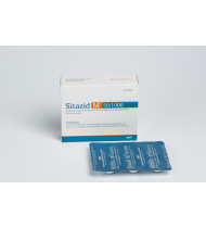 Sitazid M Tablet 50 mg+1000 mg