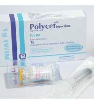Polycef IM/IV Injection 1 gm vial