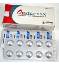 Onstar ODT Orally Dispersible Tablet 8 mg