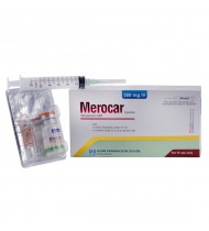 Merocar IV Injection or Infusion 500 mg/vial