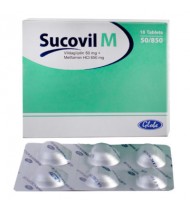 Sucovil-M Tablet 50 mg+850 mg