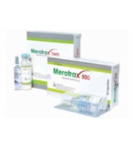 Merotrax IV Injection or Infusion  500 mg vial