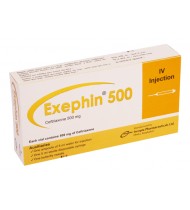 Exephin IM Injection 500 mg vial