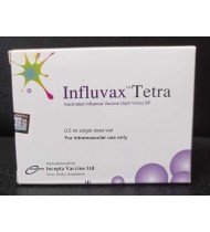 Influvax Tetra IM Injection 0.5 ml pre-filled syringe