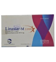 Linastar M Tablet 2.5 mg+850 mg