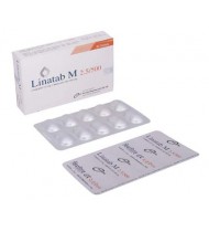 Linatab M Tablet 2.5 mg+500 mg