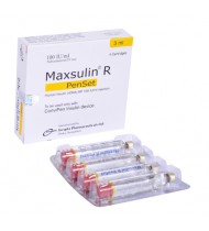 Maxsulin R SC Injection 3 ml cartridge
