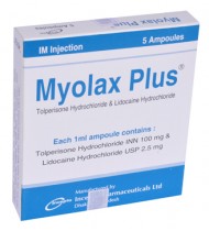 Myolax Plus IM Injection 1 ml ampoule