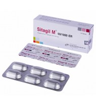 Sitagil M Tablet (Extended Release) 50 mg+1000 mg