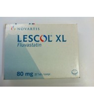 Lescol XL Tablet (Extended Release) 80 mg