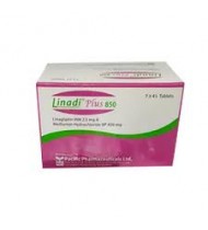 Linadi Plus Tablet 2.5 mg+850 mg