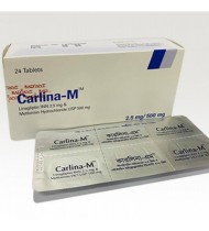 Carlina-M Tablet 2.5 mg+500 mg