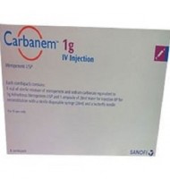 Carbanem IV Injection or Infusion 1 gm vial
