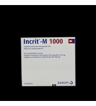 Incrit-M Tablet 50 mg+1000 mg