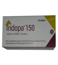 Tridopa Tablet 150 mg+37.5 mg+200 mg