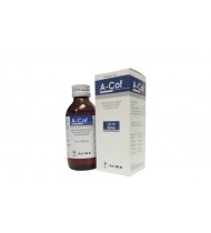 A-Cof Syrup (10mg+30mg+1.25mg)/5ml 100 ml bottle