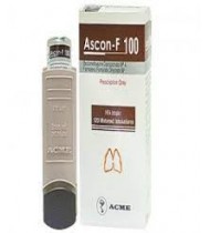 Ascon-F Inhaler-(100 mcg+6 mcg)/puff 200 metered doses