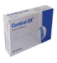 Coralex DX Tablet 600 mg+400 IU