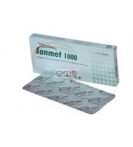 Janmet Tablet 50 mg+1000 mg