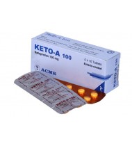 Keto-A Tablet (Enteric Coated) 100mg