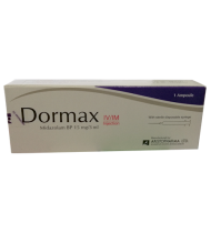 Dormax IM/IV Injection 3 ml ampoule