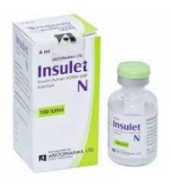 Insulet N SC Injection 4 ml vial