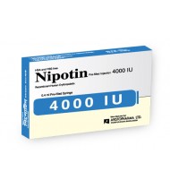 Nipotin IV/SC Injection 4000 IU pre-filled syringe