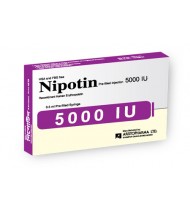 Nipotin IV/SC Injection 5000 IU pre-filled syringe