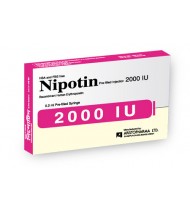 Nipotin IV/SC Injection 2000 IU pre-filled syringe