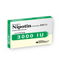 Nipotin IV/SC Injection 3000 IU pre-filled syringe