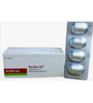 Redia M Tablet 50 mg+850 mg
