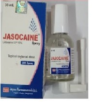 Jasocaine Spray 30 ml bottle