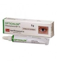 Optichlor Ophthalmic Ointment 5 gm tube