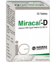 Miracal-D Tablet 500 mg+200 IU