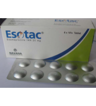 Esotac Tablet (Enteric Coated)  20 mg