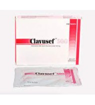 Clavusef Tablet 500 mg+125 mg