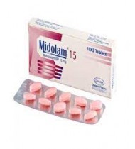 Midolam Tablet 15 mg