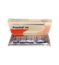 Pantid Tablet (Enteric Coated) 40 mg