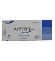 Arovent Chewable Tablet 5 mg