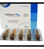 Orfenac Plus IM Injection 2 ml ampoule