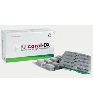 Kalcoral-DX Tablet 600 mg+400 IU