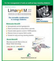 Limaryl M Bilayer Tablet 1 mg+500 mg