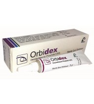 Orbidex Ophthalmic Ointment 3 gm tube