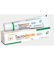 Tacroderm Ointment 5 gm tube